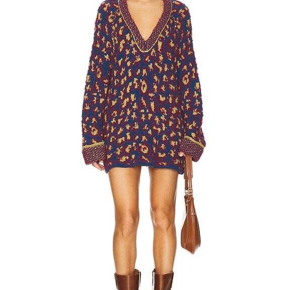 Free People Oversized V Neck Sweater